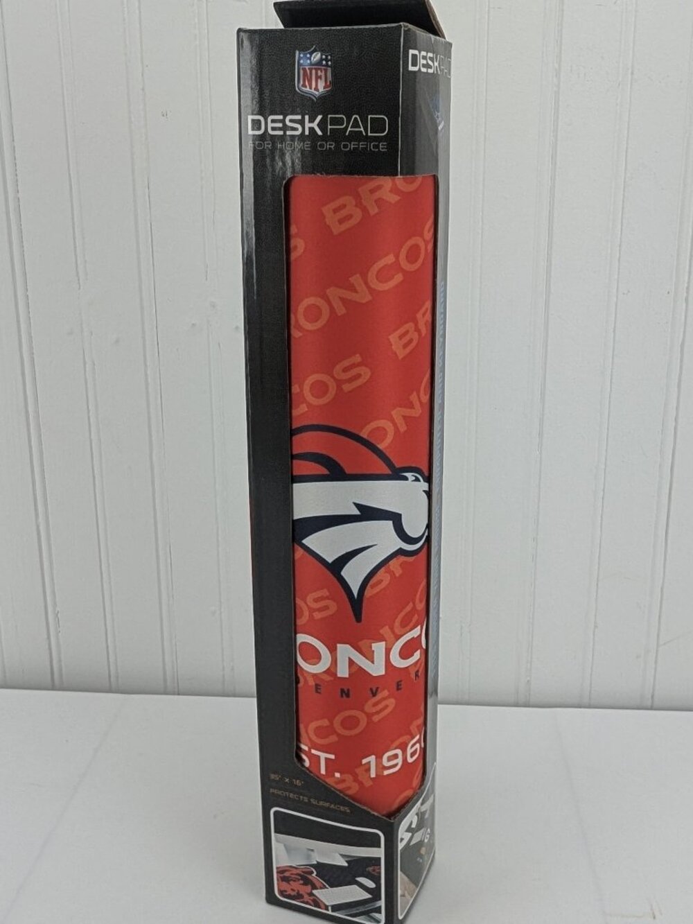 Denver Broncos Desk Pad NFL Football Team Home Office 35.4" x 15.7" New Logo